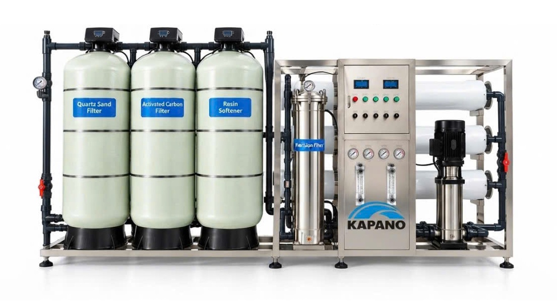 Hệ thống RO công nghiệp 3 m³/h (3.000 L/h): Cấu hình & Báo giá
